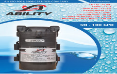 Ability Pump, Model No: Sm - 100 GPD
