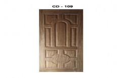 Aluminium Coated Wooden Finish Veneer Door