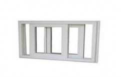 Aluminium White Bombay Aluminum And Glass Sliding Window, Size/Dimension: 3x4 Feet