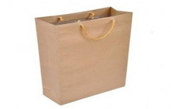 Brown Kraft Plain Paper Bag, For Shopping, Capacity: 5kg