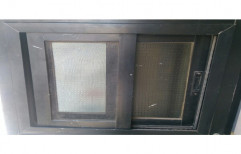 Brown Standard Aluminium Window, Size/dimension: Square