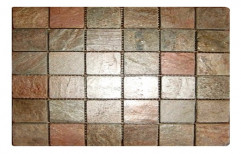 Copper Slate stone Mosaic Floor Tiles, Thickness: 10 - 12 mm