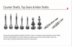 Counter and Main Shafts for Automotive Industry
