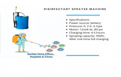 Disinfection Sprayer Machines, For Agriculture
