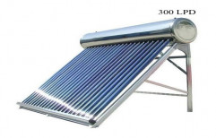Evacuated Tube Collector (ETC) Freestanding 300 LPD Solar Water Heater, for Home, Capacity: 300LPD