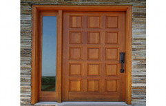 Exterior Finished Solid Teak Wood Doors for Home