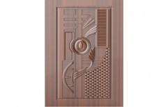Exterior Hinged Carved Wooden Door, For Home
