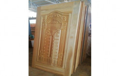 Exterior Hinged Designer Wooden Door, for Home, Size/Dimension: 6.75 X 3 Feet