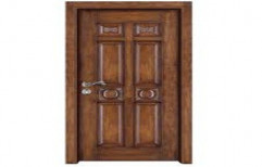 Exterior Polished Designer Teak Wood Door for Home, Thickness: 15mm
