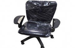 Fabric Hydraulic Office Chair, Black