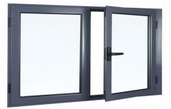 Gray Aluminium Aluminum Casement Window, For Residential, Size/Dimension: 3x3.5 Feet