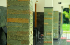 green Stone Cladding, Size: 2x12, Packaging Type: Box