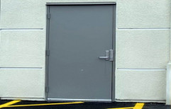 Grey Hollow Metal Door