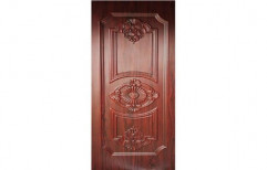 Hinged Polished Solid PVC Door, For Home, Exterior