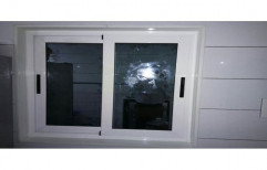 Modern White Domal Aluminum Sliding Window, For Residential, Size/Dimension: 5 X 7 Feet