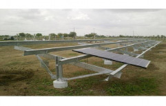 Modular Aluminium Solar Panel Mounting Structure, Thickness: 10-15