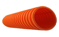 Orange HDPE Double Wall Corrugated Pipe