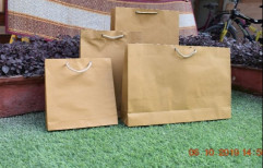 Plain Shopping Bag Kraft Paper Bags, Round, Capacity: 2kg