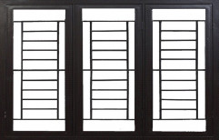 Powder Coated GW3 Steel Window, For Home, Size/Dimension: 150 X 100mm