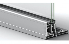 Powder Coating Modern Aluminium Sliding Window, 1, Size/Dimension: 27 X 65mm