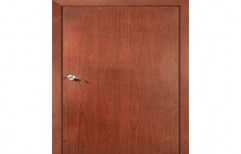 Powder Coating Plain Wood Finish Door, Brown
