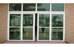 Rectangle Polished Aluminium Casement Glass Door