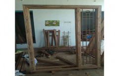 Rectangular Wooden Door Frame