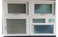Residential UPVC Tilt & Turn Window, Glass Thickness: 7-10 Mm
