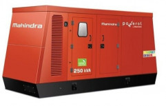 Silent or Soundproof Water Cooling 250 kVA Mahindra DG Set, Model Number: Mpower63105g