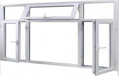 Silver Rectangular Aluminium Window, Size/Dimension: Approx 4 X 5 Feet