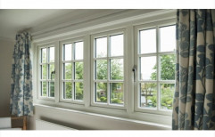 VRB White UPVC Casement Windows, Glass Thickness: 5mm