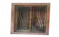 Wall Mounted Polished Stainless Steel Window Grills, For Home, Rectangular