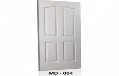 White Hinged Four Panel Door, Size: 7 To 8 Feet(Height)
