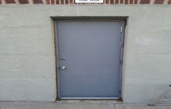 White Residential Steel Door, Size: 1.2 X 2.1m