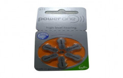 Zinc Air P13 Power One Hearing Aid Batteries, 1.45 V