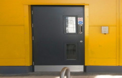 Powder Coated 2hr Rating Fire Resistant Steel Doors