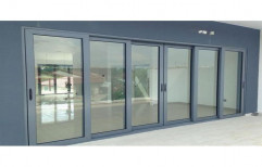 Aluminium,Glass Partition Doors Aluminium Sliding Door, For Office, Exterior
