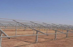 Aluminium Steel Solar Panel Mounting Structure, Bearable Wind Speed: 170-180 Km Per Hour