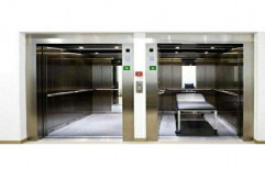 Automatic Stainless Steel Hospital Elevator, Capacity: 10-12 Person