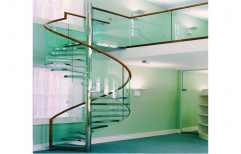 Bend Staircase Glass