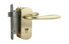 Brass Door Lock, Polished