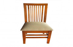 Brown Geeken Wooden Dining Chair, Size/Dimension: 18 X 15 X 37 Inch
