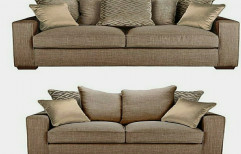 Brown Wooden Sofa Set Furniture, For Home, Living Room