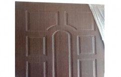 Dark Brown Membrane Wooden Door, Size: 8 X 4 Feet