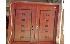 Exterior Wooden Double Door