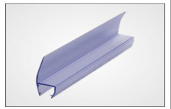 GLAZE Transparent PVC Sliding Glass Door Seal, Size: 2.2 mtr