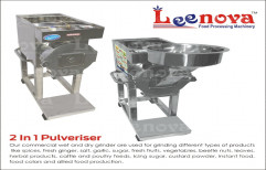 Leenova SS 2in1 Food Pulverizer Machine, Size: 25*31*12, 220-V