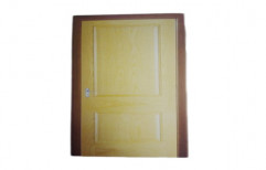 Ligh Brown Polished Panel Door, Rectangular, Size/Dimension: 5x7 Ft