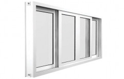 Modern Aluminium Aluminum Sliding Window, For Office