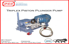 PEC Pumps Triplex Piston Plunger Pump - PORTABLE, MPT-02